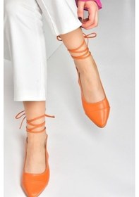 Resim Turuncu Bilek Bağlamalı Kadın Babet M726890209 Turuncu 