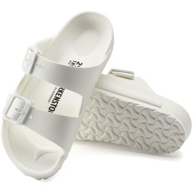 Resim Birkenstock Beyaz Erkek Çocuk Plaj Terliği ARIZONA KIDS EVA PLAYGROUND WHITE 