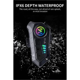 Resim Aesco Y10 Kask Kulaklık Bluetooth Motosiklet Kulaklık 5,3 Bluetooth Intercom Motorsiklet Kulaklık - Lisinya 