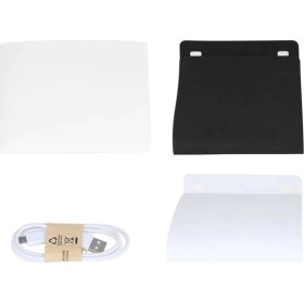 Resim Sanger Portatif Işıklı 3 Ledli Ürün Çekim Çadırı 40 x 40 cm 