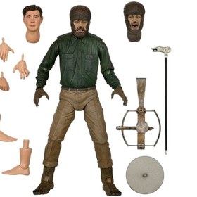 Resim Neca Universal Monsters - Ultimate Wolf Man (color) Koleksiyon Figürü 