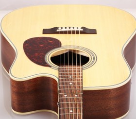 Resim Cort MR600FNS Elektro Akustik Gitar | Natürel Satin - Fishman EQ 