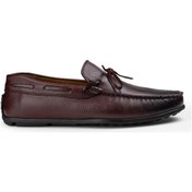 Resim Deery Hakiki Deri Bordo Erkek Loafer Bordo (539875922) Bordo 