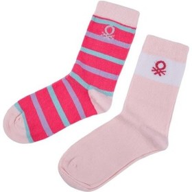 Resim United Colors Of Benetton Unıted Colors Of Benetton Erkek Çocuk 2'li Soket Çorap Bnt-g24085 Pembe 