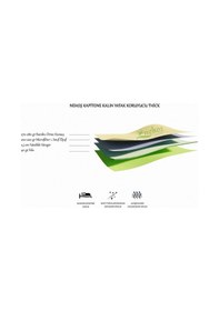 Resim Kapitone Kalın Süngerli Bambu Fitted Telalı Yatak Koruyucu Çarşaf Alez Thick Tek Çift Battal 10 Farklı Ebat 