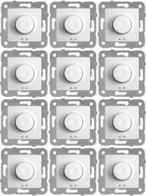 Resim VİKO Viko Linnera Dimmer Beyaz (Çerçeve Dahil) 90440047 (12 Adet) 