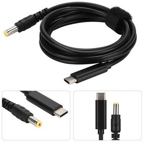 Resim Wozlo Usb 3 1 Type C To 5 5x2 5/2 1mm Çevrici Şarj Kablosu 