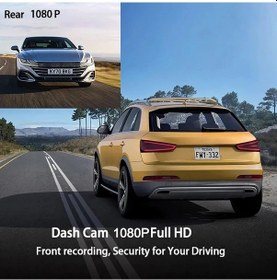 Resim Createtech Arabalar Için 4 Inç 1080p Çizgi Cam X24-no Rear Camera 64g, Kullanıcı Dostu Arayüz 