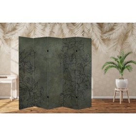 Resim dbsanat Doğa Temalı Özel Tasarım Paravan Room Divider 180 x 200 cm 