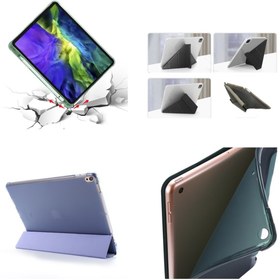 Resim UnDePlus Apple Ipad 11.nesil A16 11inç/10.nesil 10.9inç Uyumlu Kılıf Kalem Bölmeli Trifolding Case 