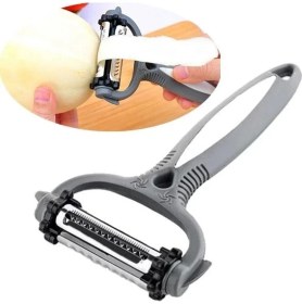 Resim Biotech 3 Başlıklı Sebze Meyve Soyacağı Jülyen Soyacak Patates Havuç Soyucu Rende 16 Cm 