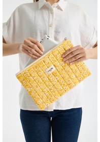 Resim Estrella Paris Nobel Tablet Çantası Kılıfı Papatya Sarı 11 İnç 31 X 21 Cm 