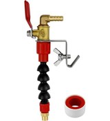 Resim Sones Açı Taşlama Makinesi Mermer Kesme Makinesi Su Doldurma / Püskürtme Cihazı Soğutma Tozlama Toz Püskürtme Nozulu, Stil: 1 Çıtçıtlı Ağız + Su Geçirmez Bant 