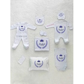 Resim Yzc Home E16 Isimli, Erkek Bebek 10LU Beyaz Hastane Çıkışı 