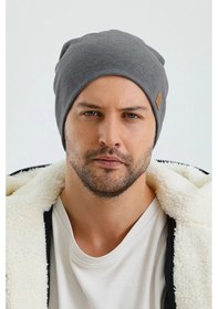 Resim Erkek Termal %100 Pamuklu Soft 2 Stil 1 Arada Bere Premium Cuts Serisi - Standart / Gri Gri 