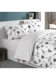 Resim Coté Blanc Jungle %100 Pamuk Tek Kişilik Nevresim Takımı 