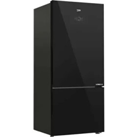 Resim Beko 678551 ESC D Enerji Sınıfı 551 Lt No Frost Çift Kapılı Şık Siyah Tasarım Buzdolabı 
