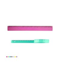 Resim Yumuşak Bükülebilir Silikon Cetvel 30 Cm Okul Ve Ofis Tipi Çok Renkli 