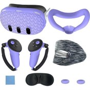 Resim Koruyucu Kapak Seti Meta/oculus Quest 3 Aksesuarları, Vr T Face Cover İle Uyumlu 