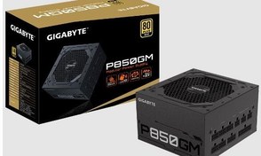 Resim GIGABYTE 850W 80+ GOLD GP-P850GM 12cm Fanlı Tam Modüler Power Supply Japon Kapasitör 
