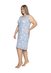Resim Vishenka Vıshenka Kadın Modal Kısa Kollu Gecelik / Büyük Beden ((505520897) Açık Mavi 