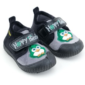 Resim Gezer Tam Ortopedik Kışlık Happy Birds Yumuşak Kaymaz Taban Ev,Kreş,Anaokulu Panduf 