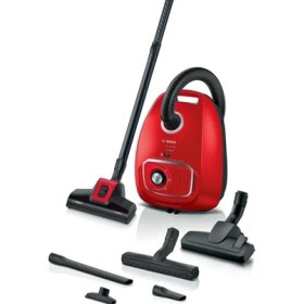 Resim Bosch BGL41PET2H Toz Torbalı Süpürge, Proanimal, Kırmızı 