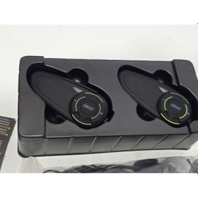 Resim Ejeas Q8 2li Motosiklet Kaskı İletişim Sistemi İntercom 