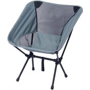 Resim Rogfer Küçük Açık Kamp Eğlence Plajı Portatif Katlanır Sandalye Gri Mavi Mavi 