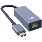 Resim CHB017 Type-C To RJ45 1000 Mbps Gigabit Ethernet Dönüştürücü DM