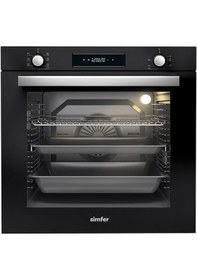 Resim Simfer 7381 - 3653 - 8611 Siyah Ankastre Set 