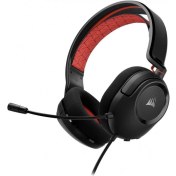 Resim Corsaır HS35 V2 Stereo Kırmızı Gaming Kulaklık 
