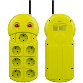 Resim Vea Ve-970usb 6'lı 2 Usb'li 1.5 Metre Grup Priz 