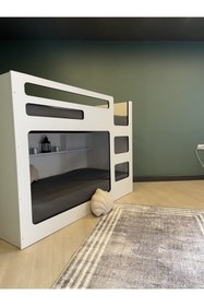 Resim SELES Ranza Genç Odası 2 Kişilik Çocuk Ranzası Ranza Model 