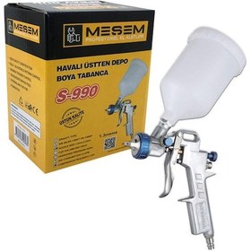 Resim Meşem Havalı Üstten Depolu Boya Tabancası 1.3Mm 
