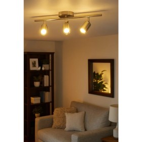 Resim Normadia Modern 3'lü Gri Spot Avize, Salon, Mutfak ve Banyo Için Şık Aydınlatma 