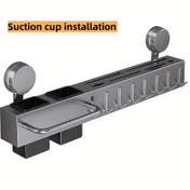 Resim Çok Amaçlı Dayanıklı PP Malzeme Mutfak Eşyası Tutucu, Delme Gerektirmeyen Duvara Monte Tasarım - Pratik ve Sağlam Kurulum İle Mutfaqlar İçin Uygundur; Bıçak, Çatal, Çubuk Kaşık & Makas Ta, Kaşık ve Çatal Düzenleyici, Çatal Bıçak Tutucu, Çatal Bıçak Takımı Düzenleyici, Çatal ve Kaşık Düzenleyici, Duvara Monte Çatal Bıçak Organizatörü, Duvara Monte Kaşık Tutucu, Çatal Bıçak Takımı Düzenleyici, Çatal Bıçak Tutucu, Duvara Monte Organizatör,Mutfak Eşyası Saklama Çözümü, 