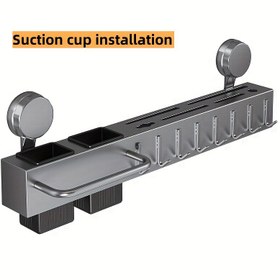 Resim Çok Amaçlı Dayanıklı PP Malzeme Mutfak Eşyası Tutucu, Delme Gerektirmeyen Duvara Monte Tasarım - Pratik ve Sağlam Kurulum İle Mutfaqlar İçin Uygundur; Bıçak, Çatal, Çubuk Kaşık & Makas Ta, Kaşık ve Çatal Düzenleyici, Çatal Bıçak Tutucu, Çatal Bıçak Takımı Düzenleyici, Çatal ve Kaşık Düzenleyici, Duvara Monte Çatal Bıçak Organizatörü, Duvara Monte Kaşık Tutucu, Çatal Bıçak Takımı Düzenleyici, Çatal Bıçak Tutucu, Duvara Monte Organizatör,Mutfak Eşyası Saklama Çözümü, 