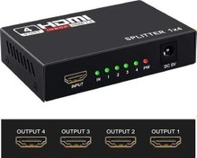 Resim HDMI 1-4 Splitter 1 Giriş 4 Çıkış Nova