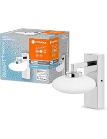 Resim Ohbe Express Smart LED Banyo Lambası, Krom, 7 W, 500 Lm, 3000 - 6500 K, 12 Cm, IP44, Orbis Elypse Duvar Lambası, Kısılabilir, Uygulama ve Ses Asistanı Üzerinden Kontrol Edilebilir 