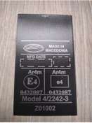 Resim SS Oto Araç Emniyet Kemeri E4 Sertifika Etiketi 2 Adet 