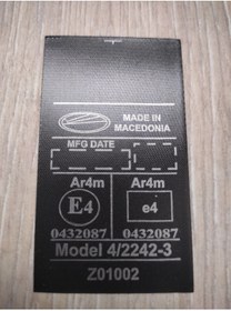 Resim SS Oto Araç Emniyet Kemeri E4 Sertifika Etiketi 2 Adet 