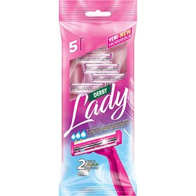 Resim Derby Lady 2 Kadın Tıraş Bıçağı 5'li Poşet - Gratis 