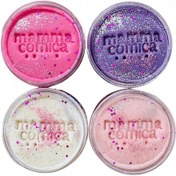 Resim Mammacomica Dough 4'lü Doğal Oyun Hamuru - Simli 4x130gr 