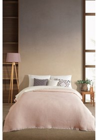 Resim Elart Rubby Müslin Pike Tek Kişilik 160x220 Cm Pembe Pembe 