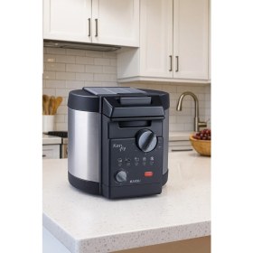 Resim 2,2l Siyah Fritöz, 1600W, Hızlı ve Pratik Pişirme Keyfi 