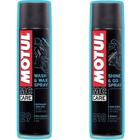Resim Motul YENİ E9 + E10 MOTOSİKLET TEMİZLİK SETİ 