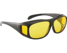 Resim Fortunelane Qm9005 Sürücü Gözlüğü - Gece Görüşü, Güneş Parıltısı Engelleme, Uv400 Koruma, Rüzgar Koruyucu Polarize Lens, Aşınma D 