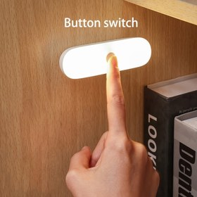 Resim 1 adet Duvara Monte Okuma Lambası, Yatak Üstü Lambası Dimmer Işıkları, Manyetik Montajlı Dolap Aydınlatması Şarj Edilebilir Pil İle Çalışır, Kablosuz LED Dolap Mutfak, Makyaj Aynası İçin Taşınabilir 