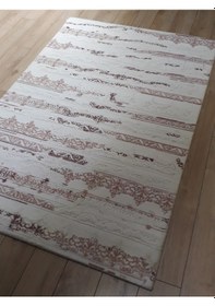 Resim Atlas Halı Dantel Pembe 120x180 Desen:2507D 